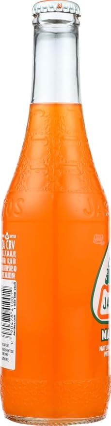 Jarritos Mexican Soda 12.5 Oz Glass Bottle (Pack of 4) (Mandarin (Mandarina)) by Jarritos