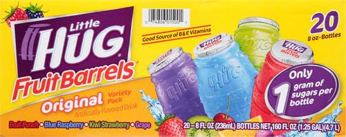 Little Hug 4 Flavor Team Pack Fruit Drink 8 oz