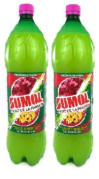 SUMOL Fruit De La Passion 15 Lt. 2 PACK | Passion Fruit Soda 50.7 Fl. Oz.