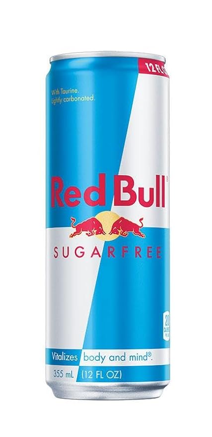 Red Bull Energy Drink Sugar Free | 12 Fl Oz | Pack of 12