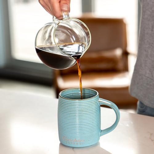 Caribou Coffee Medium Roast Naturally Decaffeinated Ground Coffee 100% Arabica Coffee - Caribou Blend 72 Ounces (6 Bags of 12 Ounces)