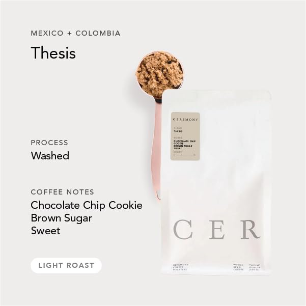 Ceremony Coffee Roasters - House Coffees Roast Variety Pack - Specialty Ground Coffee Antithesis Synthesis &amp Thesis Blends- 3 x 12oz bags (Espresso - Fine Grind)