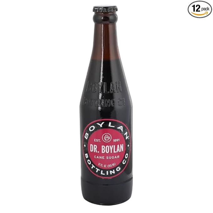 Boylan Bottling Craft Cane Sugar Soda - Dr. Boylan 12oz Glass Bottle (12 Pack Dr. Boylan)