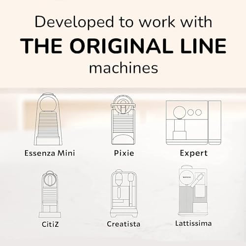 Real Coffee Great Taste. Every Day Decaf Firenze | Compatible with Nespresso Original Line | Bold Espresso | 100 Aluminum Capsules | Product of Italy