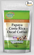 Papaya Costa Rica Decaf Coffee (Gourmet Naturally Flavored Whole Coffee Beans) (16 oz ZIN: 555575) - 3 Pack