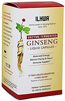 ILHWA Enzyme Fermented Ginseng 30 liquid capsules