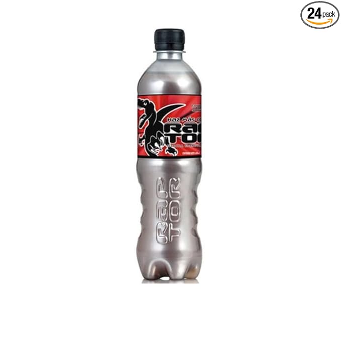 Raptor Energy Drink with Sparkling Fruit Punch Flavor Beverage 24 Pack (20.3 oz each)