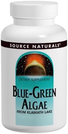 Source Naturals Blue Green Algae from Klamath Lake - Algae Superfood Supplement 500 mg - 100 Tablets