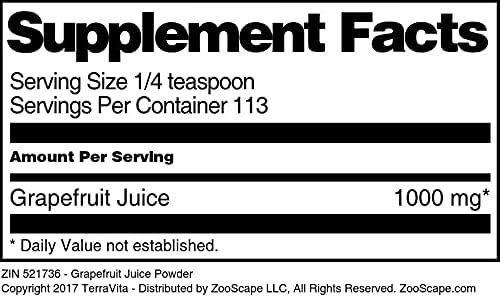 Grapefruit Juice Powder (4 oz ZIN: 521736)