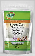 Sweet Corn Tanzania Peaberry Coffee (Gourmet Naturally Flavored Whole Coffee Beans) (8 oz ZIN: 558333)