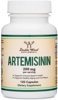 Artemisinin (Sweet Wormwood)(Artemisia Annua) 200mg Per Serving 120 Capsules (Two Month Supply) Vegan Safe Non-GMO Gluten Free (Immune Support) by Double Wood