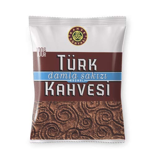 Kahve Dunyasi ( Coffee's World) 3 pack of 3.5 Oz (100g) Premium Ground Turkish Coffee in bag - 100% Arabica Cofee Bean … (Turkish Gummy)