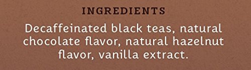 Stash Tea Decaf Chocolate Hazelnut Black Tea - Decaf Non-GMO Project Verified Premium Tea with No Artificial Ingredients 18 Count (Pack of 6) - 108 Bags Total