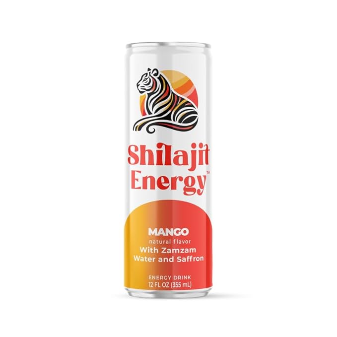 Energy Drink Natural Ingredients USA made Pack of 12 cans