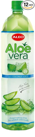 ALEO 1.5L Premium Coconut Aloe Vera Drink - Natural No Preservatives No Artificial Colors Superior Taste Award 2025