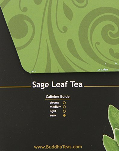 Buddha Teas Sage Leaf Tea 18 Count (Pack of 6)