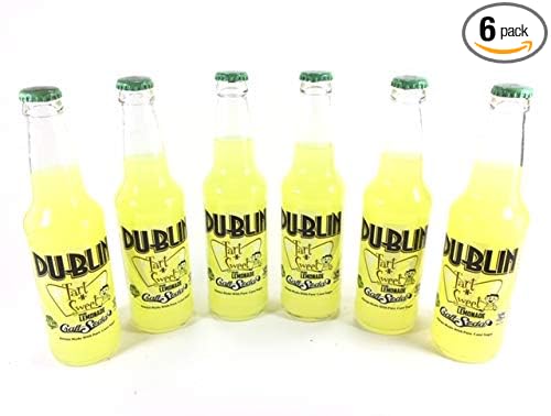 Dublin Sodas 12 Oz Bottles (Pack of 6) (Dublin Tart N Sweet Lemonade) by Dublin Bottling Works