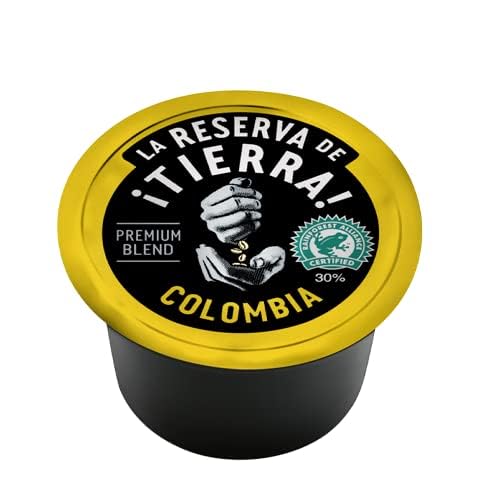 Lavazza Blue La Reserva De ¡TIERRA! Colombia Espresso Capsules 100% Arabica Compatible with Lavazza Classy Machines (100 Capsules)