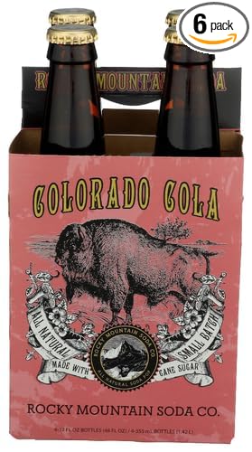 Rocky Mountain Soda Colorado Cola 4 Pack 48 fl oz (Pack of 6)