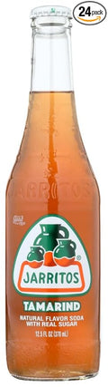 Jarritos Tamarind Soda 12 Oz Glass Bottles - 24 Pack