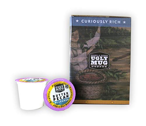Ugly Mug Coffee Flavored Single Serve UGLY CUPS | Butter Pecan (96 Pack)