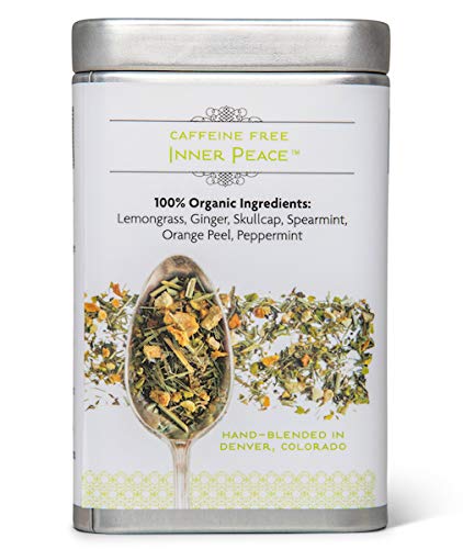 Birds &amp Bees Teas - Inner Peace is Organic Pregnancy Tea - Loose Leaf Blend with Lemongrass Skullcap Ginger Spearmint Orange Peel and Peppermint 30 Servings 2.25 oz