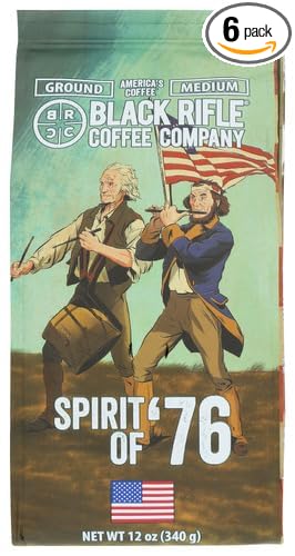 Black Rifle Coffee Ground Medium Spirit 76 12 oz (Pack of 6)