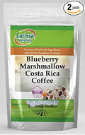 Blueberry Marshmallow Costa Rica Coffee (Gourmet Naturally Flavored Whole Coffee Beans) (16 oz ZIN: 562436) - 2 Pack