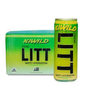 DRINK LITT KIWILD | KIWI | Natty Hydration | Natural Electrolytes | B Vitamins | 11 oz (Pack Of 12)