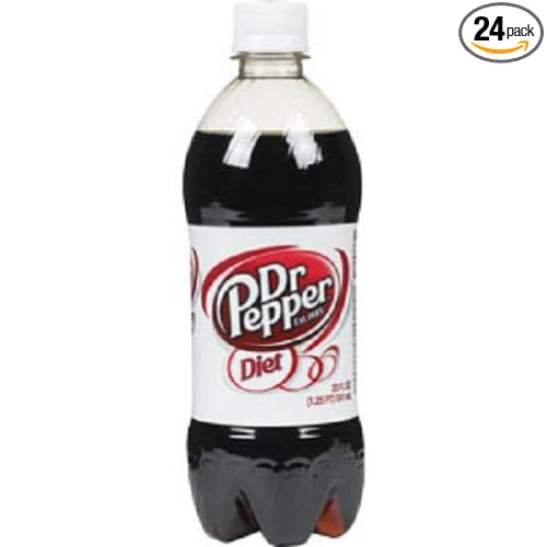 Dr. Pepper Diet Soda 20 Fl Oz (Pack of 24)