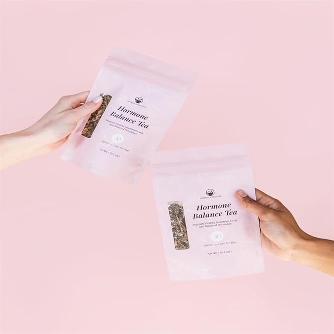 Herbal Tea for Hormone Balance - Organic Loose Leaf Tea for Women’s Wellness Spearmint Flavor (35g)