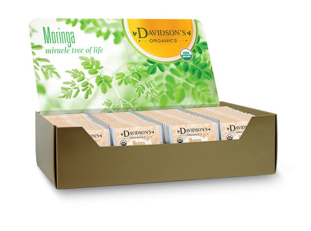 Davidson's Organics Moringa Hibiscus Watermelon 100-count Individually Wrapped Tea Bags