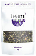 Teami Pure Butterfly Pea Flower Tea - Blue &amp Purple Dried Butterfly Pea Flower Supports Health and Beauty - Caffeine-Free Hand Selected Jasmine Infused Premium Tea - 30 servings per bag