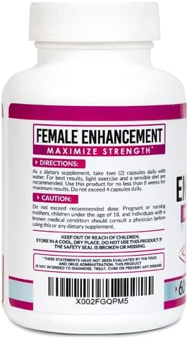 Multi Collagen Peptides Powder + Female Enhancement Pills for Women – Hair Skin Nails Joint &amp Mood Support – Type I &amp III Collagen + Herbal Blend with Maca Ginseng Dong Quai – 41 Servings
