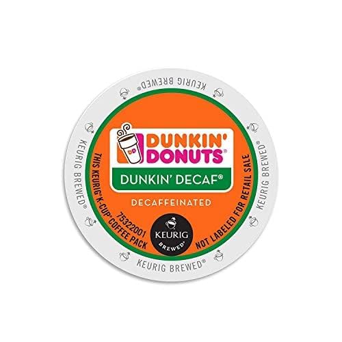 Dunkin' Donuts Decaf Coffee K-Cups 24 count/box - Pack 0f 4(total 96 count)