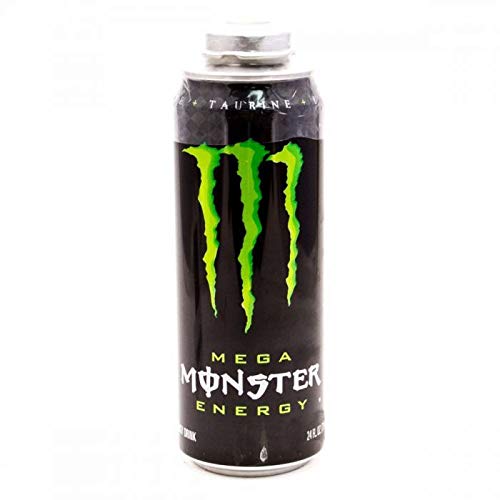 Monster Energy 24 ounce cans with Resealable Lids (Mega Monster 6 Cans)