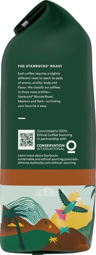 Starbucks Ground Coffee—Medium Roast Coffee—Colombia—100% Arabica—1 bag (12 oz) (Pack of 2)