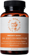 Dr. Sebi's Sea Moss Capsules with Bladderwrack – 1 Month Supply (88 Count)