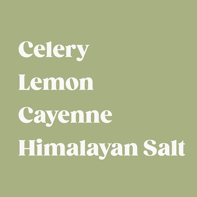 PUR Cold-Pressed Juice – Celery Kick 6 Pack – Celery Juice Lemon Ginger Cayenne &amp Himalayan Salt – Invigorating Drink Supports Wellness Digestion &amp Cleanse Days – Raw Pressed at Source
