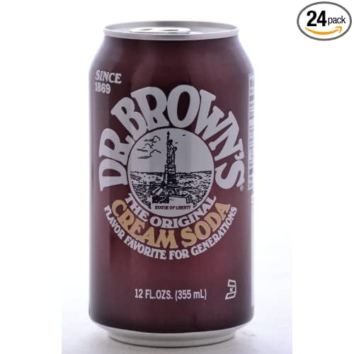 Dr. Brown's Cream Soda - 12 oz (24 Cans)