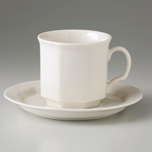 せともの本舗 Octagonal Coffee C/S 6.5 fl oz (195 cc) 10.4 oz (295 g) Coffee C/S Hotel Restaurant Cafe Western Tableware Restaurant Commercial Use For Guests