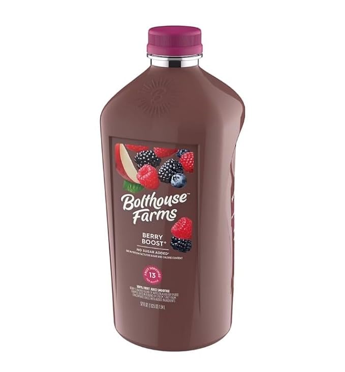 Bolt house Farm Organics 100% organic juice | 52 oz - Elite (Pack of 3 Berry Boost)