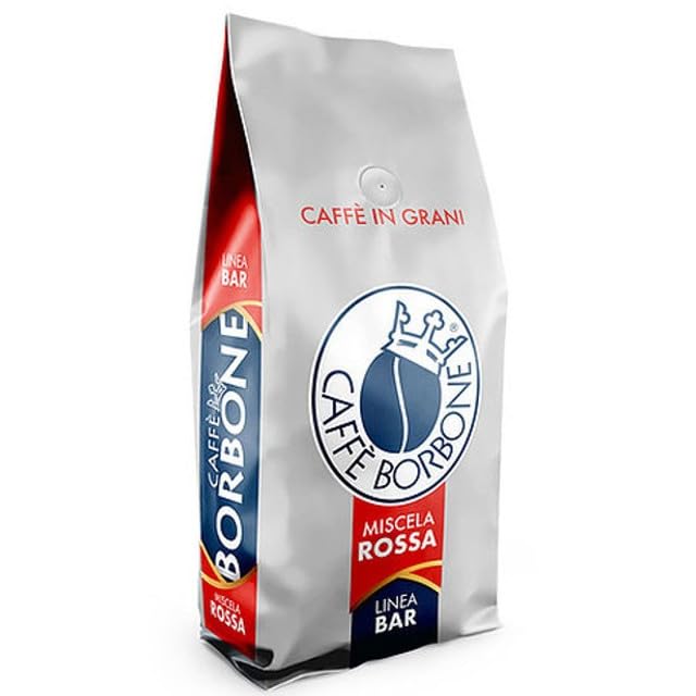 Caffè Borbone Whole Bean Coffee Dark Roast Red Blend Authentic Italian Coffee 2.2 lb Bag