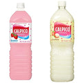 Calpico Soft Drink Bundle - Strawberry and Lychee Flavors 50.7 FZ (2-Pack)