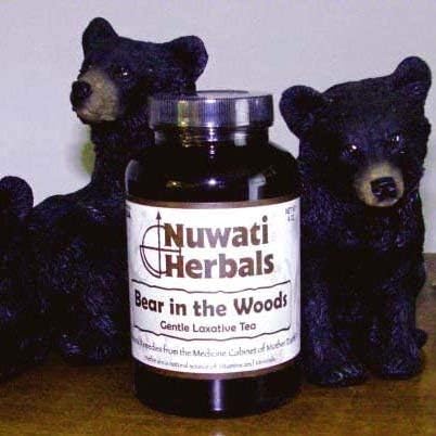 Nuwati Herbals Bear in The Woods - Gentle Laxative - Herbal Tea 4 oz.