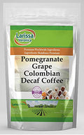 Pomegranate Grape Colombian Decaf Coffee (Gourmet Naturally Flavored Whole Coffee Beans) (8 oz ZIN: 565494)