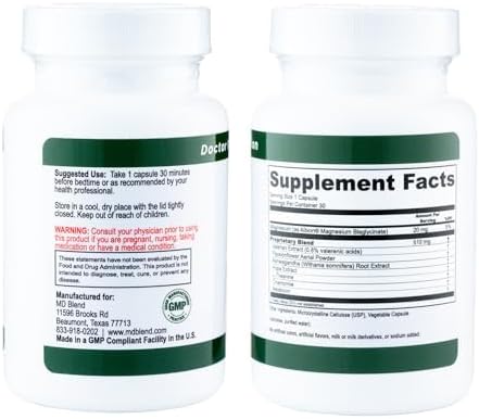 Sleep - Natural Sleep Aids for Adults with l theanine Supplement Ashwagandha Magnesium Valerian Root Melatonin - Non-Habit Forming Formula for Rejuvenating - 60 Capsules (Pack of 2)