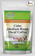 Cider Medium Roast Decaf Coffee (Gourmet Naturally Flavored Whole Coffee Beans) (16 oz ZIN: 549677) - 3 Pack