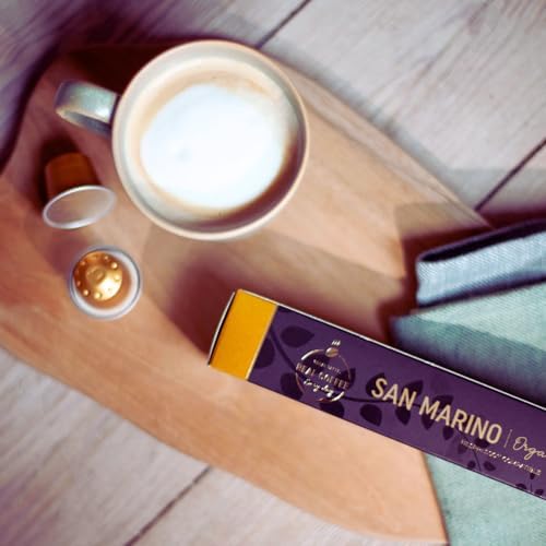 6 Coffee Blends Variety Pack – 100 Aluminium Capsules Compatible with Nespresso | 50 Decaf &amp 50 Regular | Arezzo Roma Firenze San Marino | Smooth Bold Full-Bodied &amp Aromatic Selection