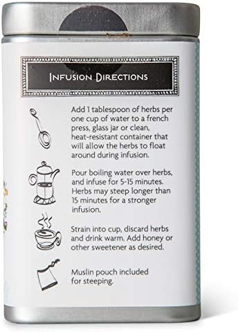 Birds &amp Bees Teas - Bedtime Tea for Easy Naps &amp Calm Nights Pregnancy Tea and Organic Loose Leaf Blend for the Family 30 Servings 2.0 oz